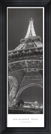 Framed Eiffel Tower Print