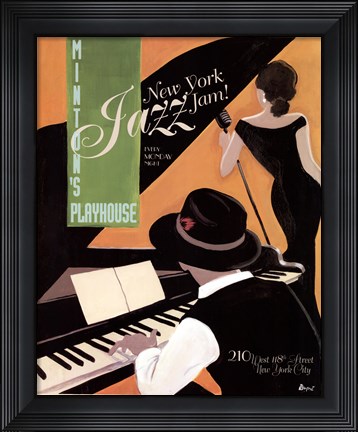 Framed Minton's Playhouse Print