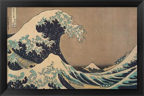 Framed Wave Print