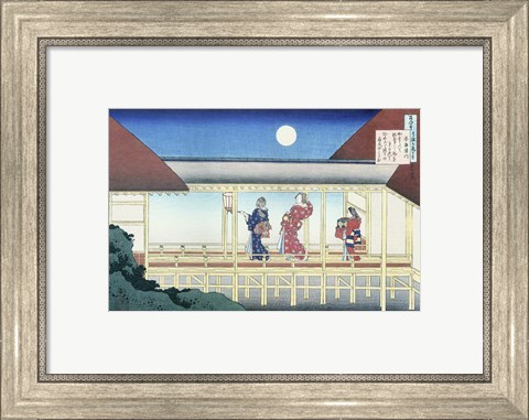 Framed Akazome Emon Print