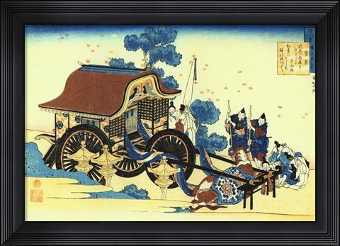 Framed Uda Tenno Visits Mount Tamuke Print
