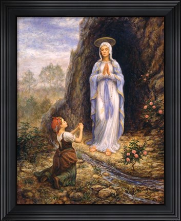 Framed Praying Print