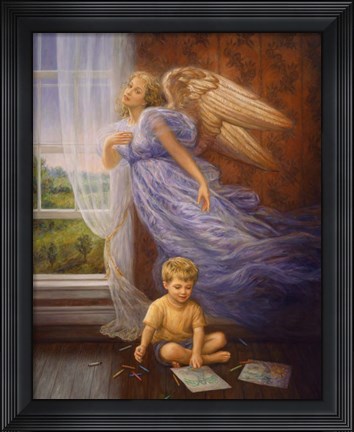 Framed Angel 10 Print