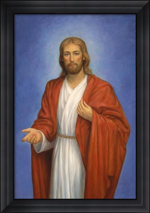 Framed Jesus Print