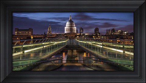 Framed Symmetries Of London Print