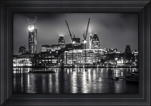 Framed London at Night Print