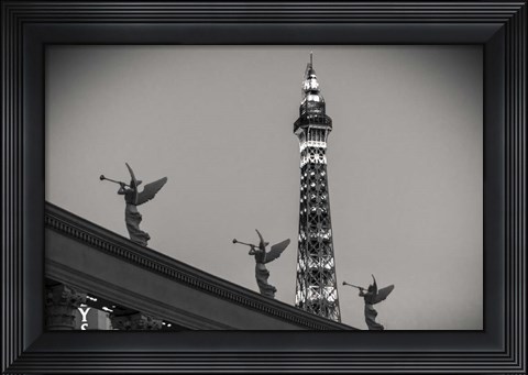 Framed Rome vs Paris Print