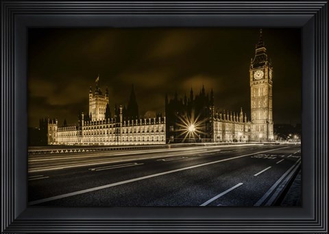 Framed Houses of Parliament Print