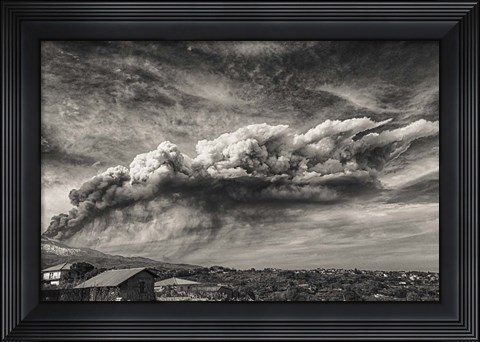 Framed Rain Clouds Print