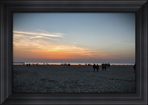 Framed Night Incoming Print