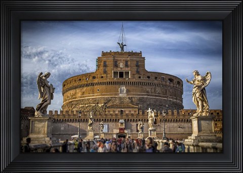 Framed Way over the Tevere Print
