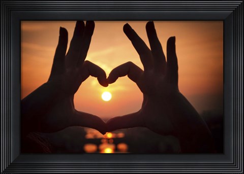Framed Heart Print