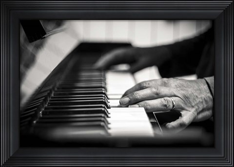 Framed Piano Print