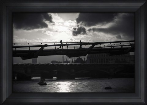 Framed Be Running Up That Building Print