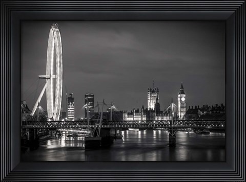 Framed London Eye Print
