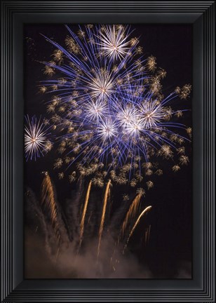 Framed Fireworks Print