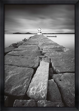 Framed Breakwater Light Print