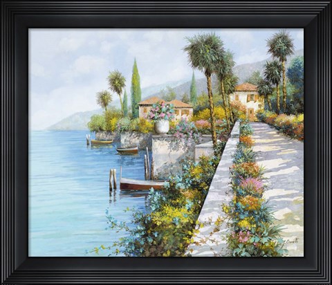 Framed Lungo Lago Print