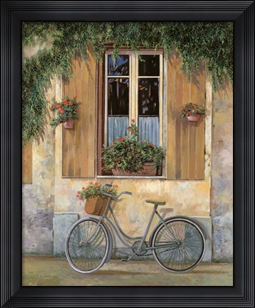 Framed La Bici Print