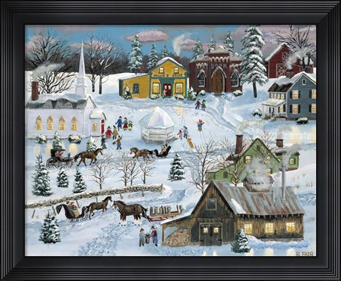 Framed Boiling Maple Print