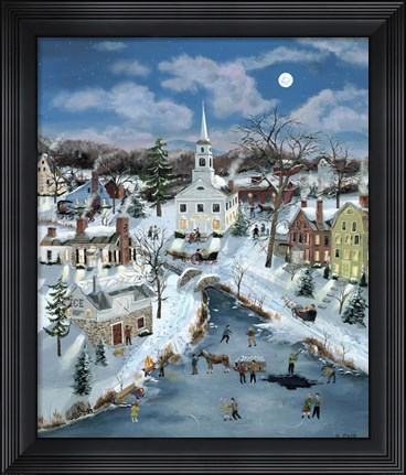 Framed Cutting Ice Print