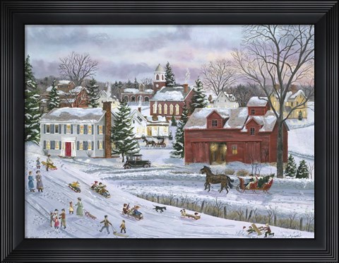 Framed December Eve Print