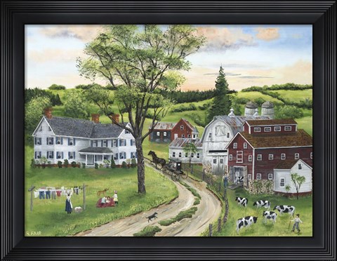 Framed End of the Day Print