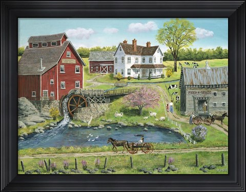 Framed Granger&#39;s Mill Print