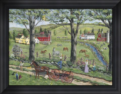 Framed Lost Kite Print