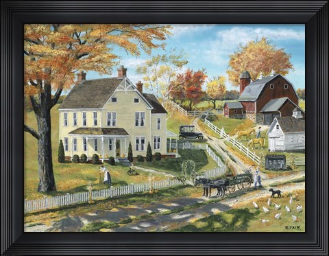 Framed Milk Pick Up Print