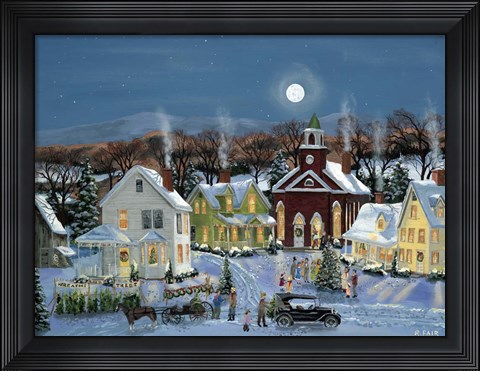 Framed Oh Christmas Tree Print