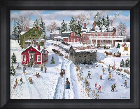 Framed School&#39;s Out Print