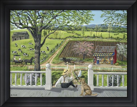 Framed Spring Blooms Print