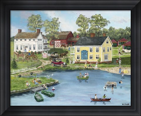 Framed Trout Lake Print