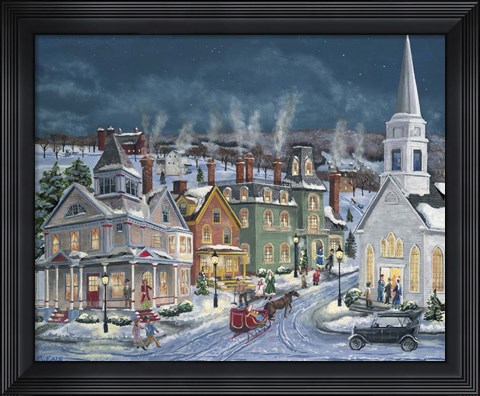 Framed Winter&#39;s Eve Print