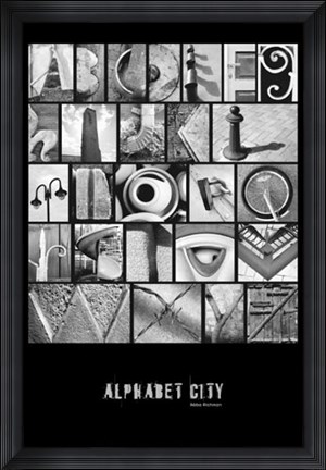 Framed Alphabet City Print