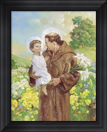 Framed St Francis Print