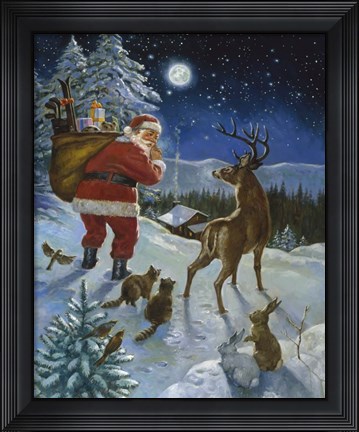 Framed Moonlight Delivery Print