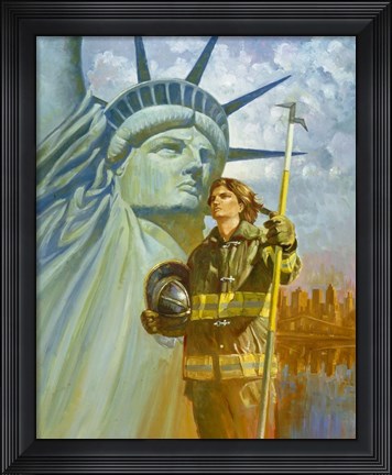 Framed Ladies Of Liberty Print