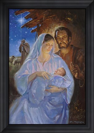 Framed Holy Family Print