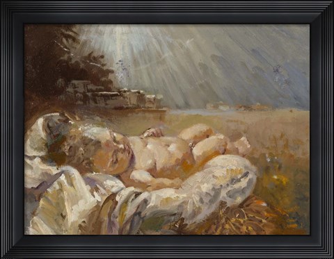 Framed Baby Jesus Print