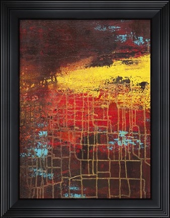 Framed Nimble Morning Canvas I Print