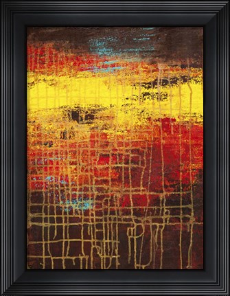 Framed Nimble Morning Canvas II Print