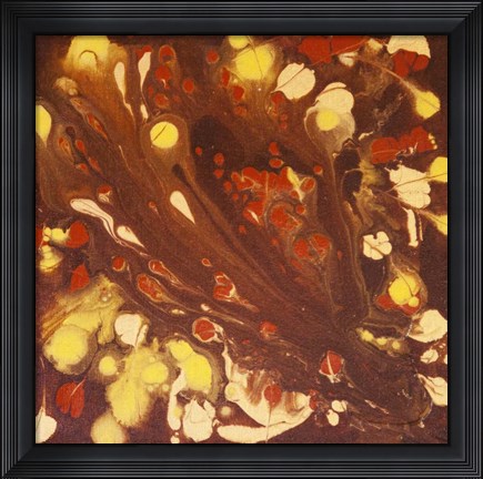 Framed Golden Dragon V Print