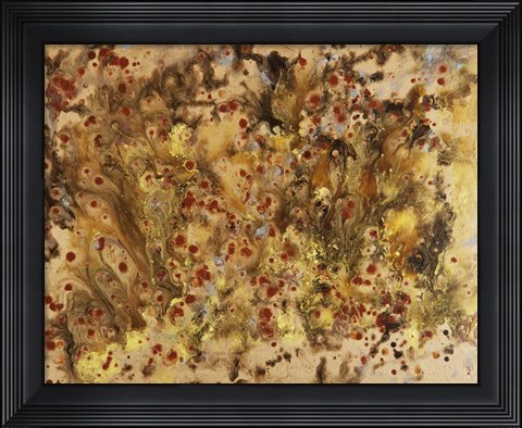 Framed Liquid Energy I Print