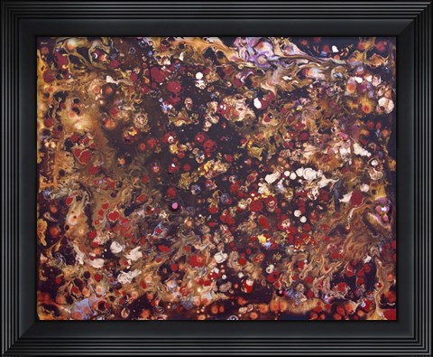 Framed Liquid Energy II Print