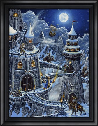 Framed Wizards Call to Arms Print