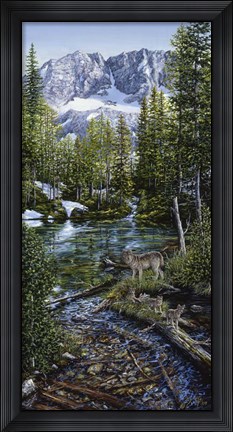 Framed Wilderness Family Print
