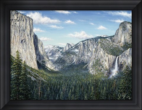 Framed Yosemite Valley Print