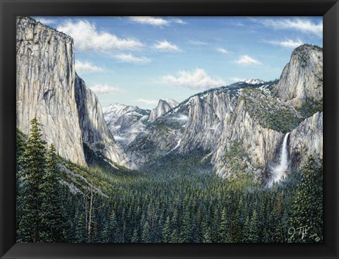 Framed Yosemite Valley Print